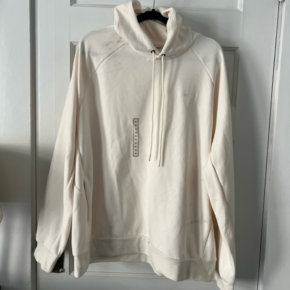 NWT Nike Hoodie Sweatshirt Cream Size XL - Picture 1 of 11